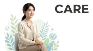 산부인과 상담 중 평온함을 느끼는 환자의 모습