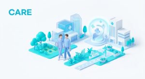 검진 후 건강 관리와 회복을 상징하는 평온한 이미지