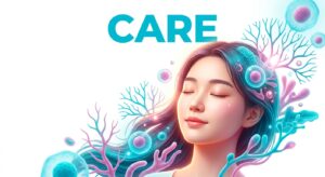 치료 후 회복과 케어를 상징하는 평온한 이미지